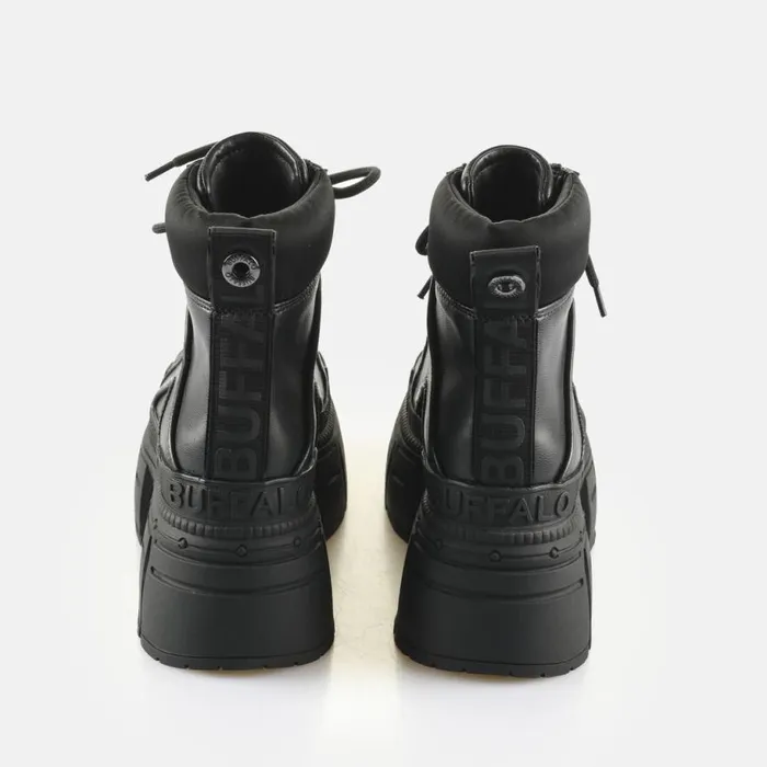Shop Vegan Shoes BUFFALO Gospher Hike HI BS Black