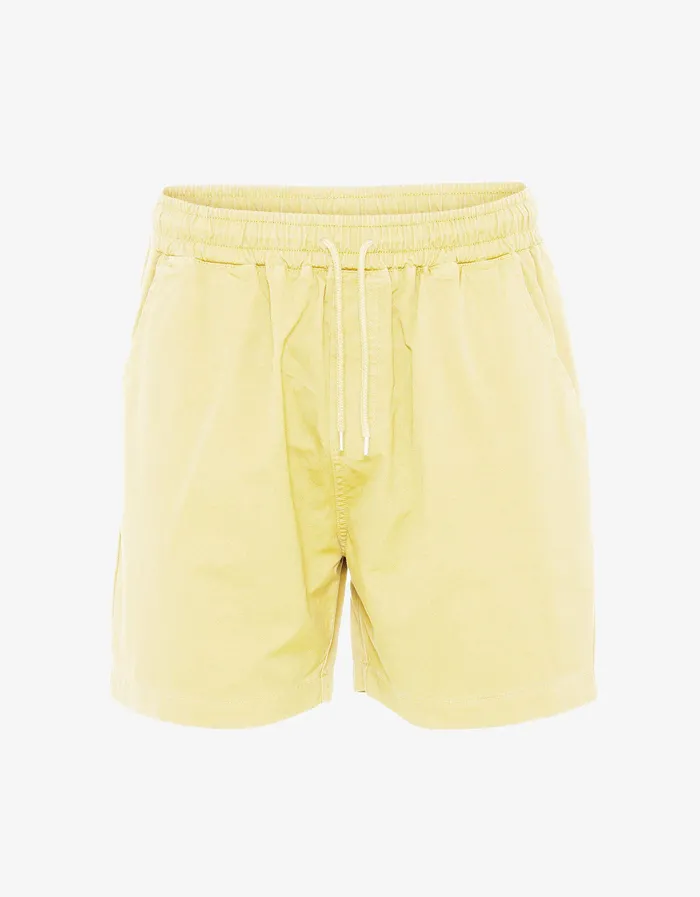 Shorts Colorfulstandard Men Organic Twill Shorts 8211 Soft Yellow