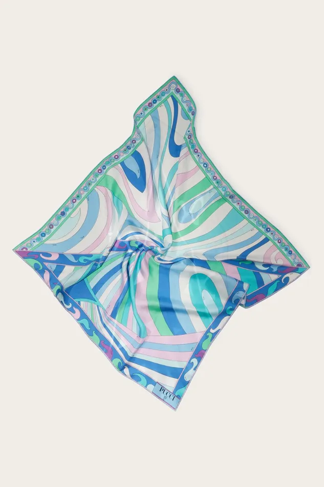 Silks Women PUCCI Iride And MarmoPrint Large SilkTwill Carr