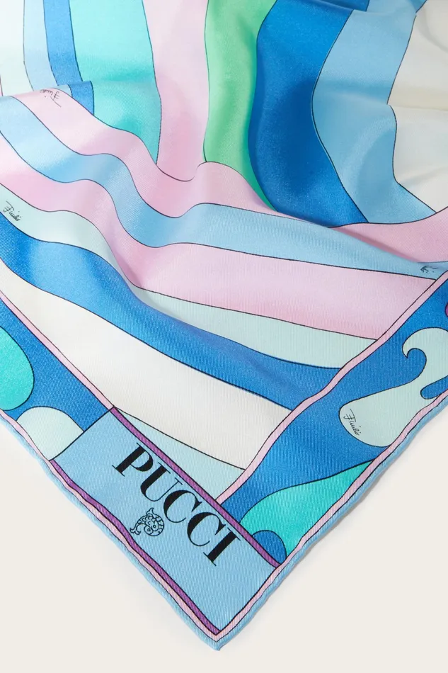 Silks Women PUCCI Iride And MarmoPrint Large SilkTwill Carr
