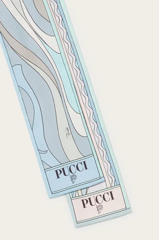 Silks Women PUCCI Marmo And BouclePrint SilkTwill Scarf