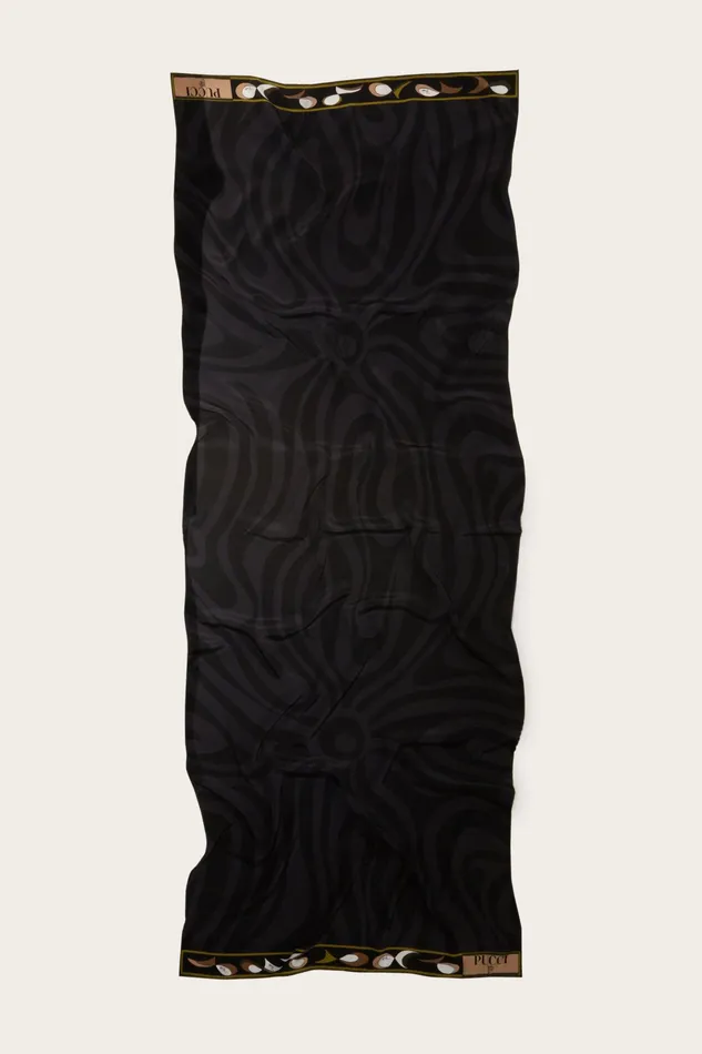 Silks Women PUCCI Marmo And PesciPrint SilkTwill Stole