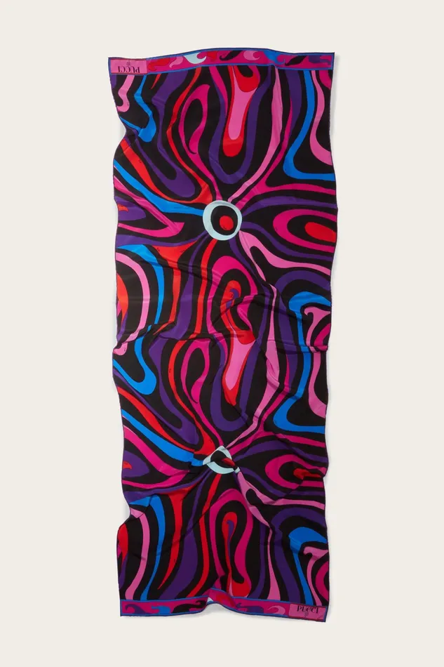 Silks Women PUCCI MarmoPrint SilkTwill Stole