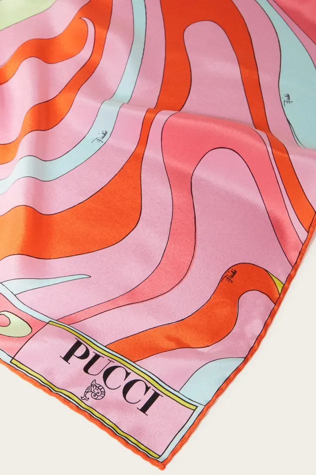 Silks Women PUCCI MarmoPrint SilkTwill Stole