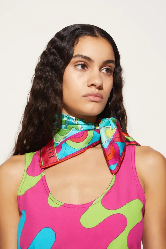Silks Women PUCCI OndePrint Small SilkTwill Carr