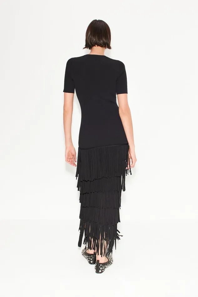 Simon Miller Dresses Za Za Fringe Dress In Black 8211 Women Simon Miller Dresses Za Za Fringe Dress In Black 8211 Women