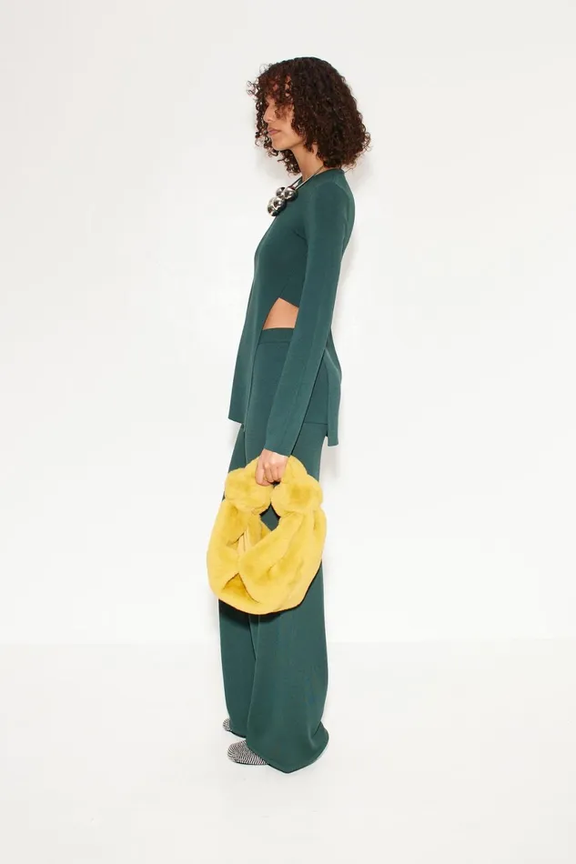 Simon Miller Knitwear Knits By Canoga Long Sleeve Top In Fern 8211 Women