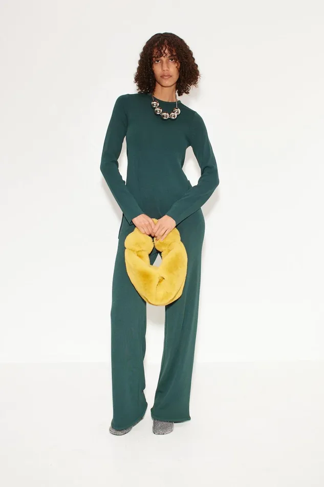 Simon Miller Knitwear Knits By Canoga Long Sleeve Top In Fern 8211 Women