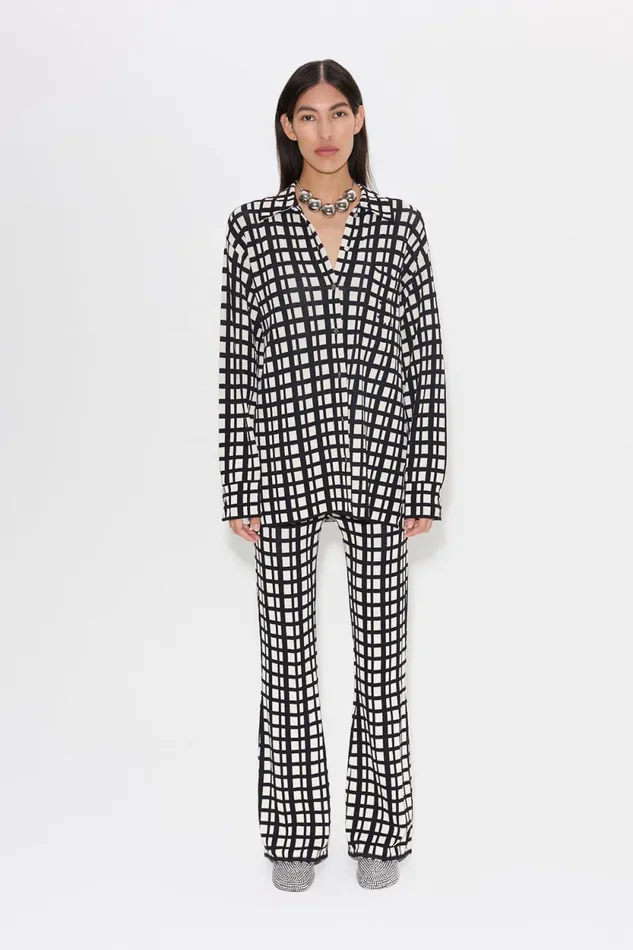 Simon Miller Knitwear Knits By Whitsett Pant In Windowpane 8211 Women