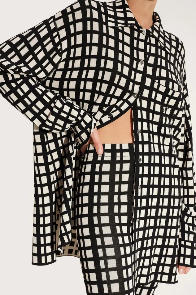 Simon Miller Knitwear Knits By Whitsett Pant In Windowpane 8211 Women