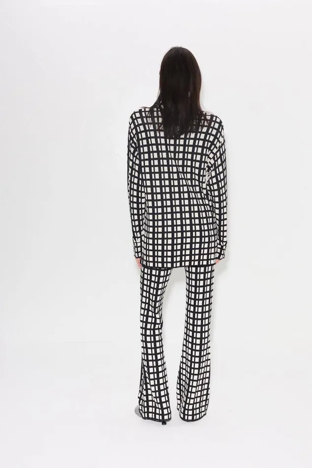 Simon Miller Knitwear Knits By Whitsett Pant In Windowpane 8211 Women