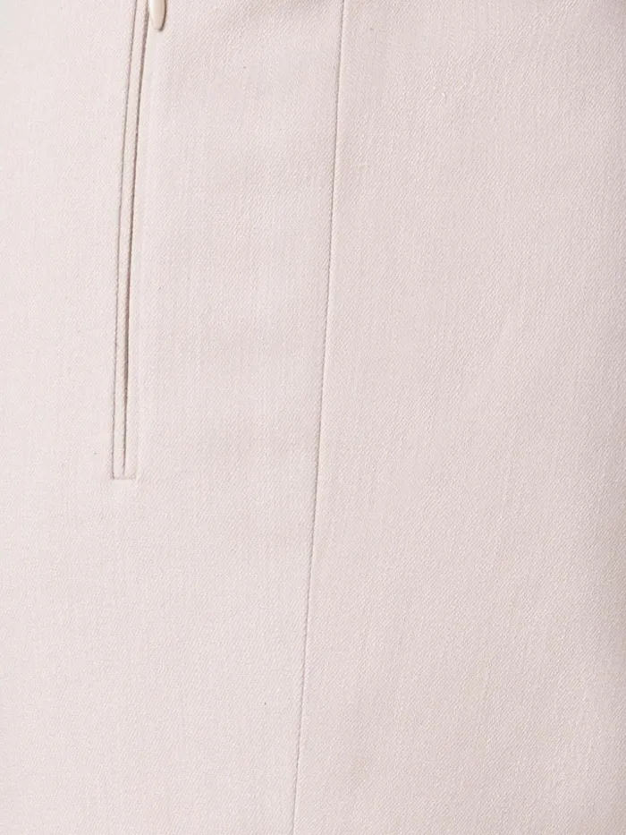 Slim Cotton Denim Stretch Pants With Ankle Length Sand Women Akris Pants