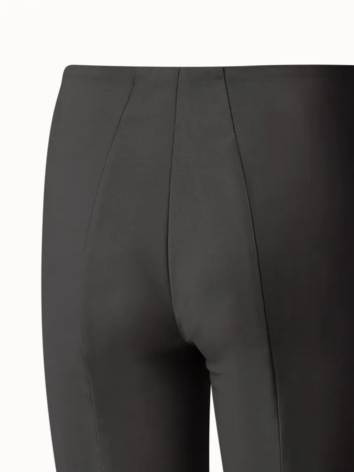 Slim Leg Cotton Stretch Pants Mocca Women Akris Pants