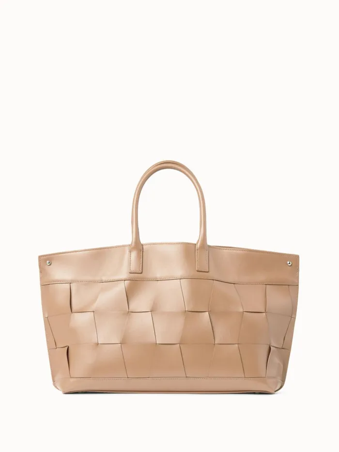 Small Ai Messenger Bag In Braided Trapezoids Cordage Women Akris Crossbody Bags