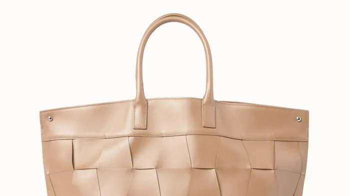Small Ai Messenger Bag In Braided Trapezoids Cordage Women Akris Crossbody Bags