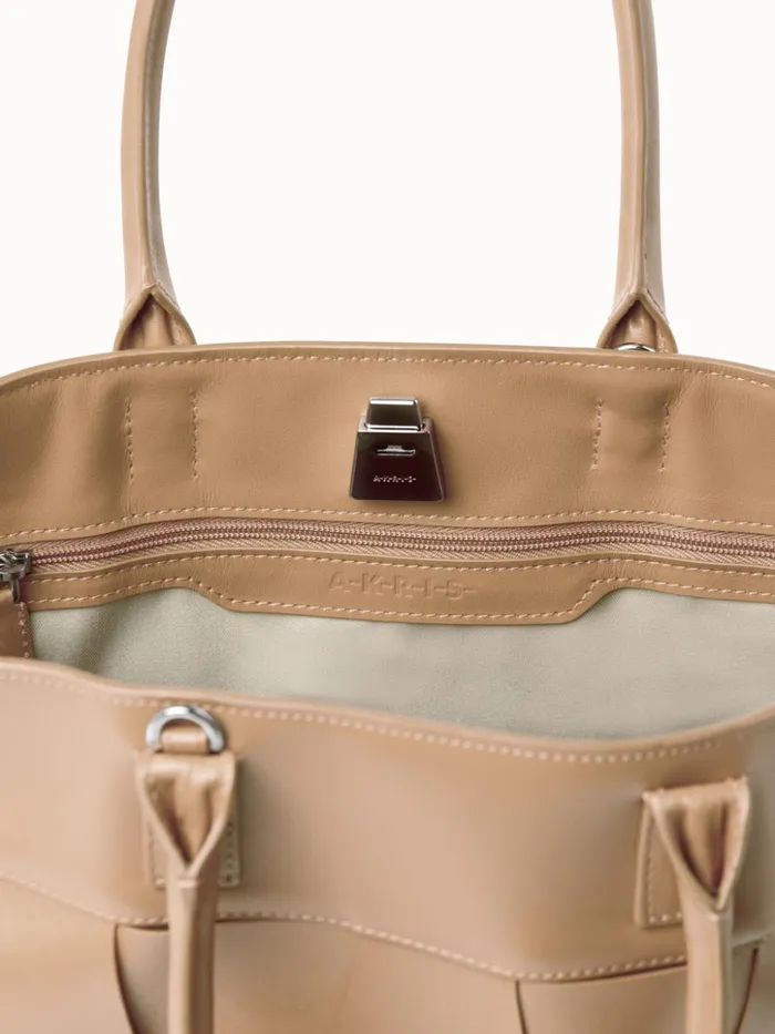 Small Ai Messenger Bag In Braided Trapezoids Cordage Women Akris Crossbody Bags