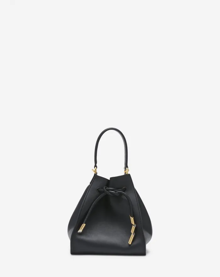 Small Leather Sequence By Lanvin Handbag Black Women Lanvin Mini Bags and Clutches