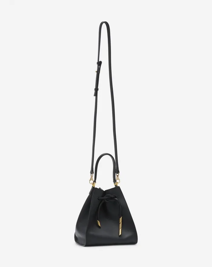 Small Leather Sequence By Lanvin Handbag Black Women Lanvin Mini Bags and Clutches
