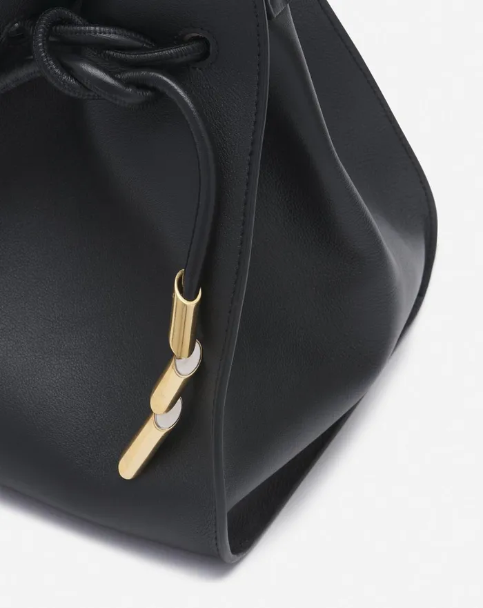 Small Leather Sequence By Lanvin Handbag Black Women Lanvin Mini Bags and Clutches