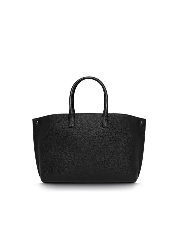 Small Messenger Bag In Cervocalf Leather With Detachable Shoulder Strap Black Women Akris Crossbody Bags