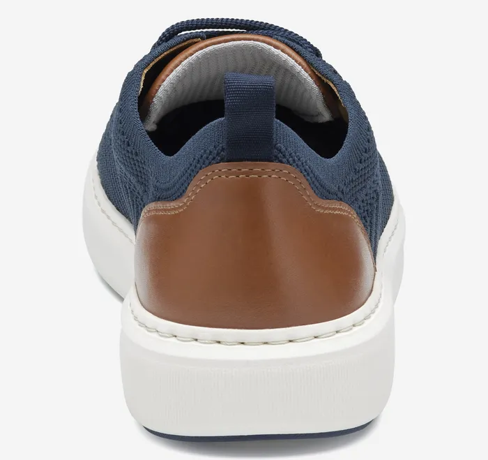 Sneakers Anders Knit UThroat Navy Knit 8211 Johnston and Murphy Men
