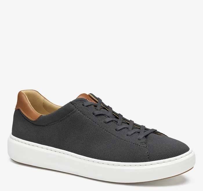 Sneakers Johnston and Murphy Men Anders Knit LaceToToe Black Knit