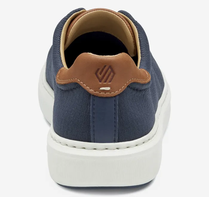 Sneakers Men Johnston and Murphy Anders Knit LaceToToe Navy Knit