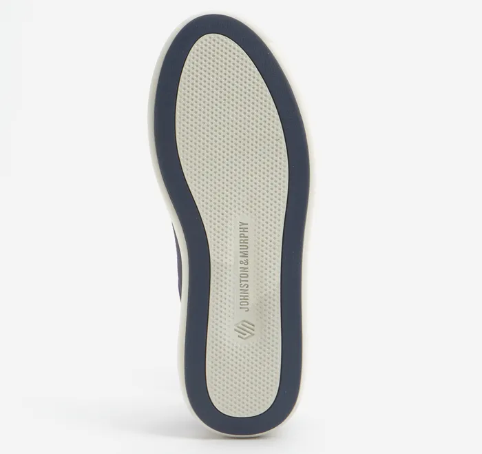 Sneakers Men Johnston and Murphy Anders Knit LaceToToe Navy Knit