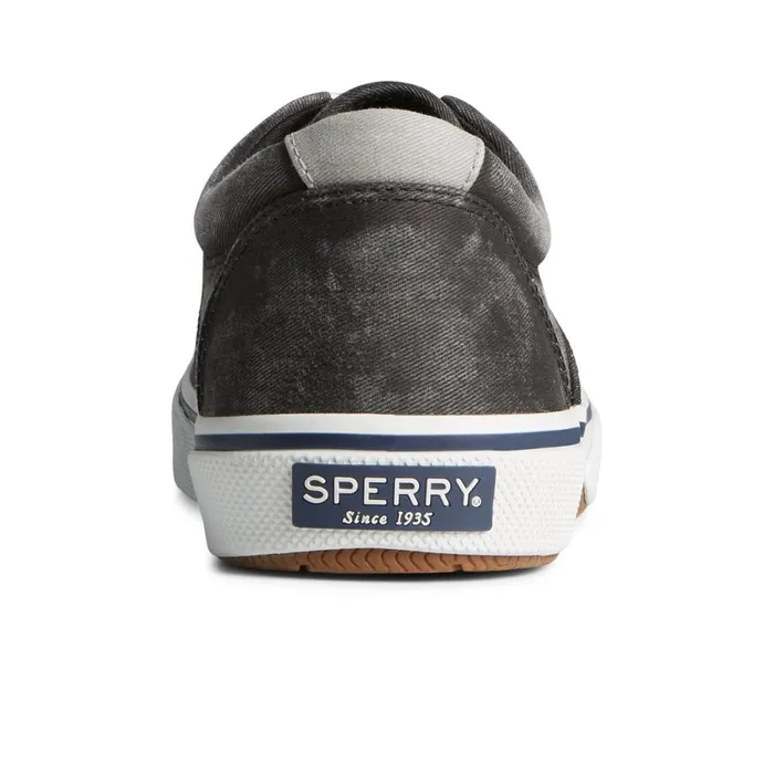Sneakers Men Sperry Halyard CVO Salt Washed Sneaker Black