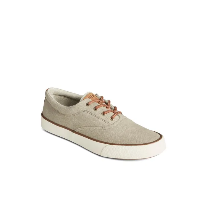Sneakers Men Sperry Striper II Washed Canvas CVO Sneaker Bone
