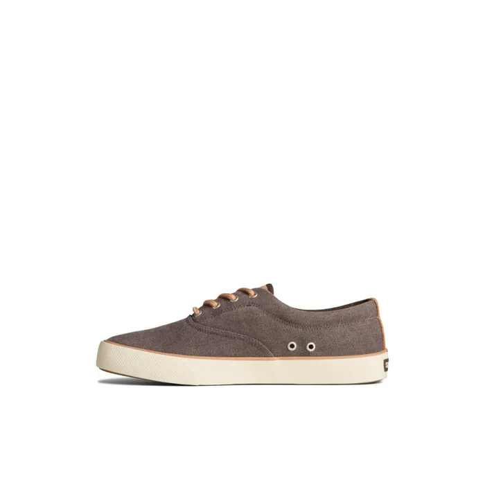 Sneakers Men Sperry Striper II Washed Canvas CVO Sneaker Brown