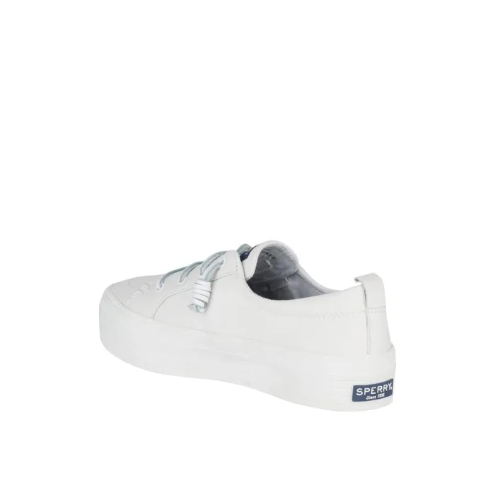 Sneakers Women Sperry Crest Vibe Platform Leather Sneaker White