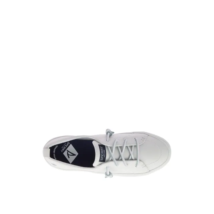 Sneakers Women Sperry Crest Vibe Platform Leather Sneaker White