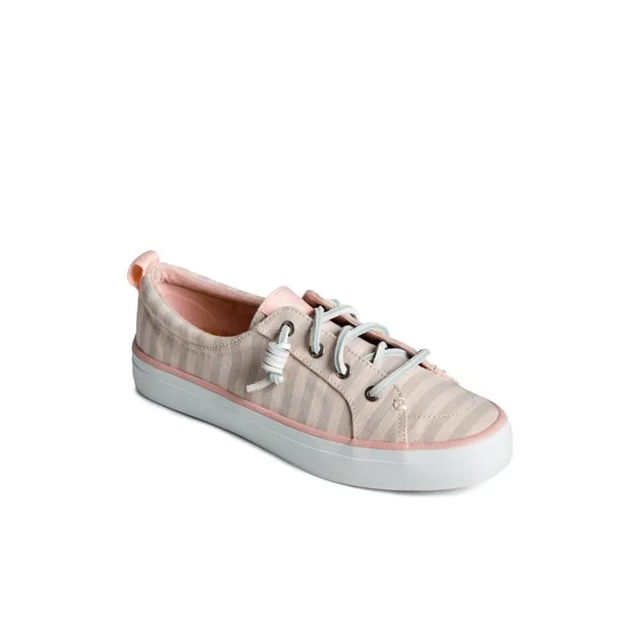 Sneakers Women Sperry SeaCycled Crest Vibe Striped Textile Sneaker Grey