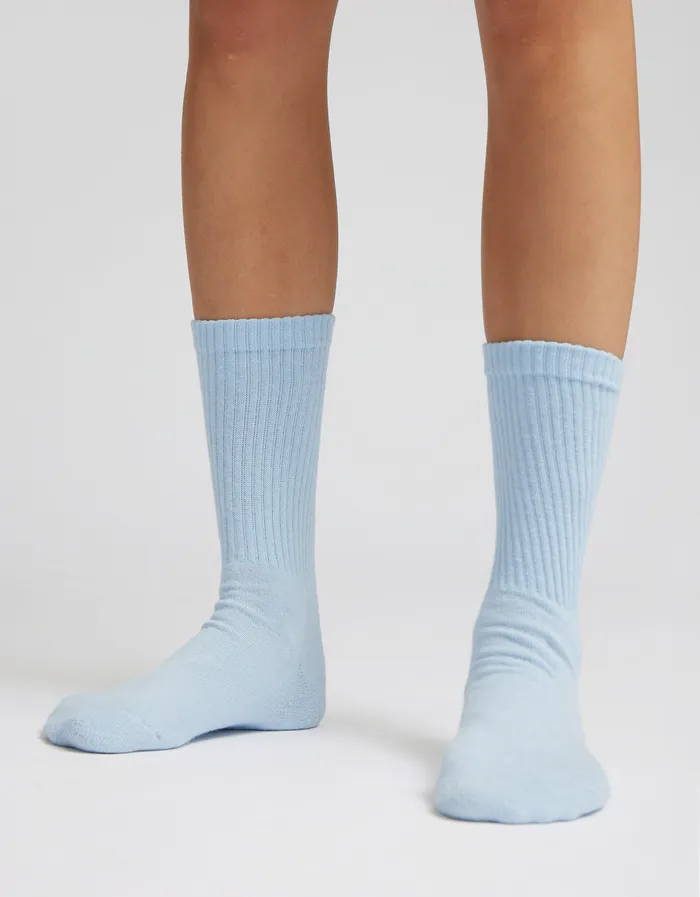 Socks Colorfulstandard Women Organic Active Sock 8211 Optical White