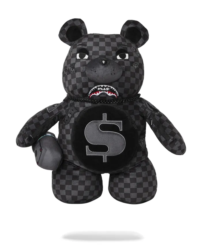 SPRAYGROUND Backpacks 039WHAT THE BEEP039 SHARK MONEYBEAR TEDDYBEAR BACKPACK 8211 Universal