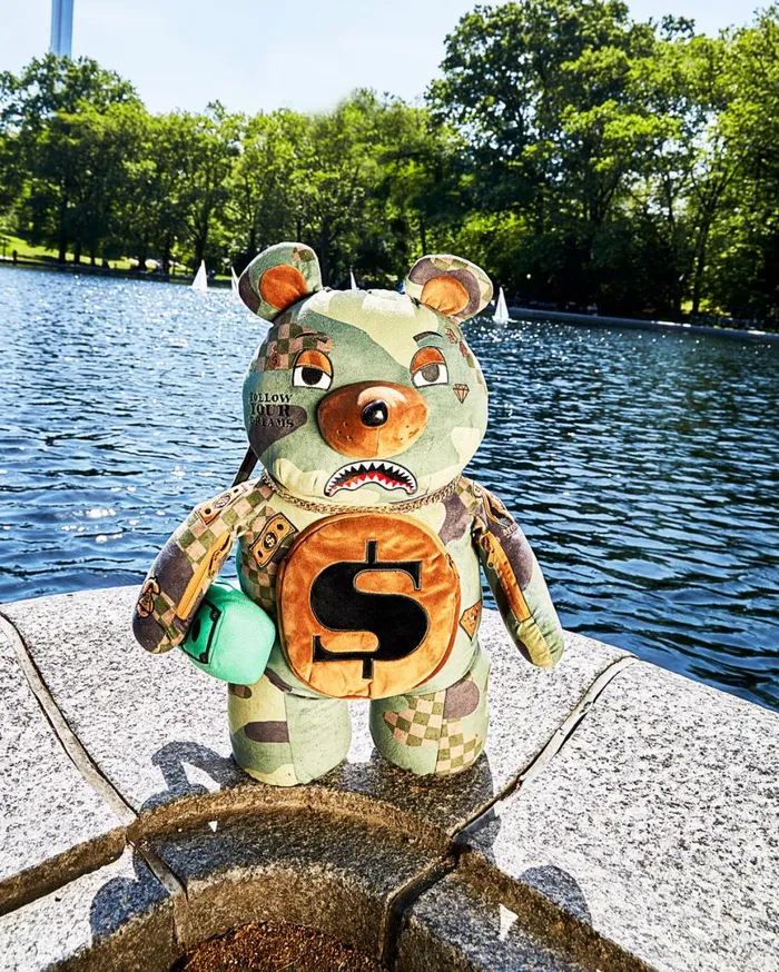 SPRAYGROUND Backpacks CAMOCHECK MONEYBEAR TEDDYBEAR BACKPACK 8211 Universal SPRAYGROUND Backpacks CAMOCHECK MONEYBEAR TEDDYBEAR BACKPACK 8211 Universal