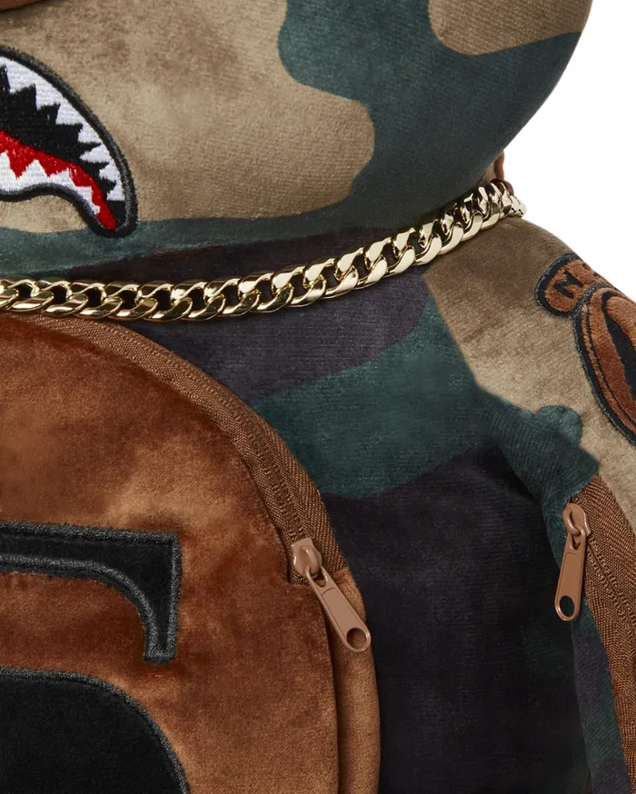 SPRAYGROUND Backpacks CAMOCHECK MONEYBEAR TEDDYBEAR BACKPACK 8211 Universal SPRAYGROUND Backpacks CAMOCHECK MONEYBEAR TEDDYBEAR BACKPACK 8211 Universal