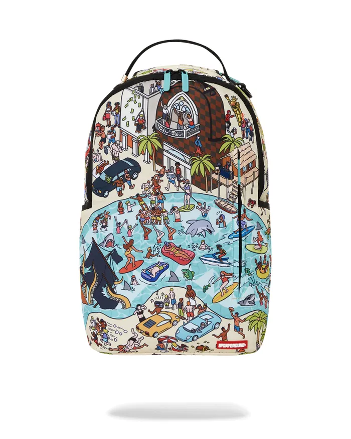 SPRAYGROUND Backpacks CHAOS COUNTY BACKPACK 8211 Universal