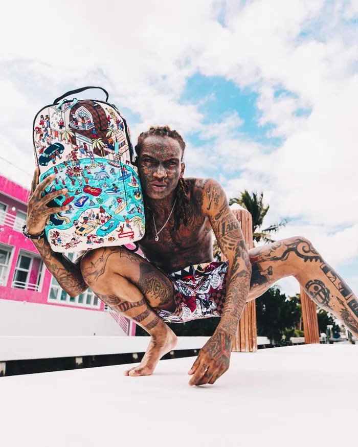 SPRAYGROUND Backpacks CHAOS COUNTY BACKPACK 8211 Universal