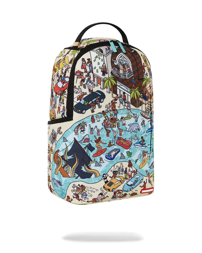 SPRAYGROUND Backpacks CHAOS COUNTY BACKPACK 8211 Universal