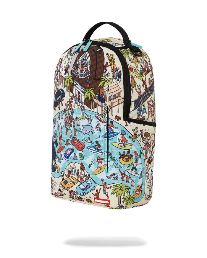SPRAYGROUND Backpacks CHAOS COUNTY BACKPACK 8211 Universal