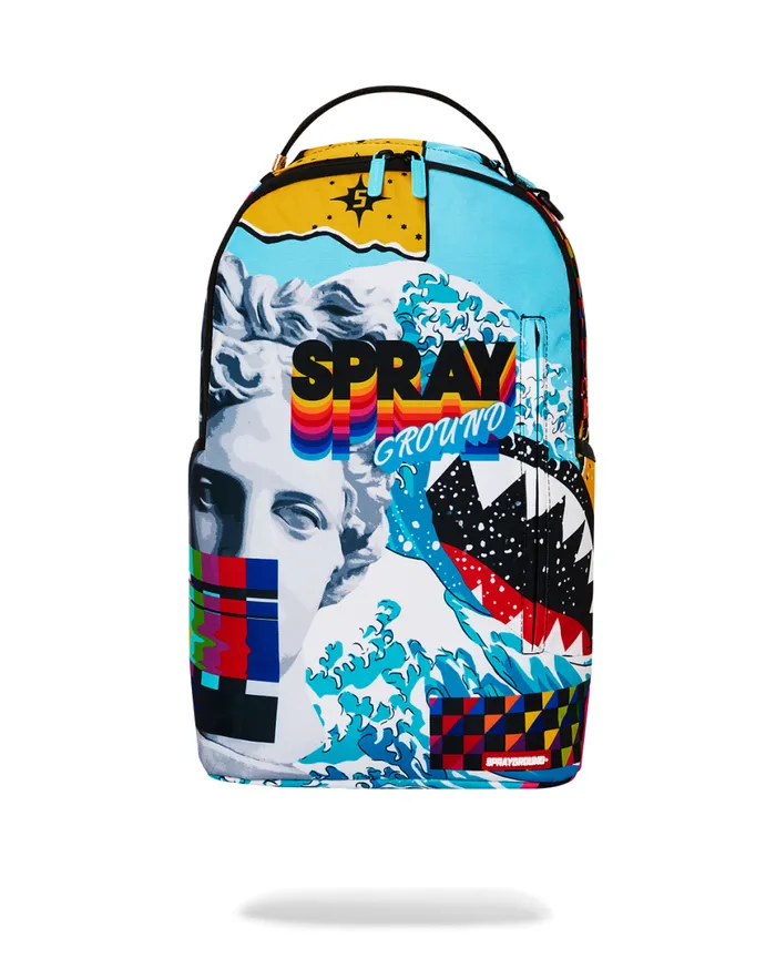 SPRAYGROUND Backpacks COLLAGE OF RANDOM DLXSR BACKPACK 8211 Universal