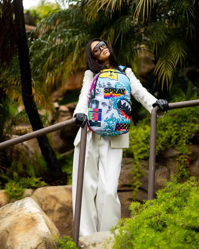 SPRAYGROUND Backpacks COLLAGE OF RANDOM DLXSR BACKPACK 8211 Universal SPRAYGROUND Backpacks COLLAGE OF RANDOM DLXSR BACKPACK 8211 Universal
