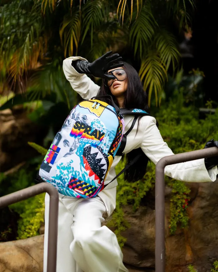 SPRAYGROUND Backpacks COLLAGE OF RANDOM DLXSR BACKPACK 8211 Universal SPRAYGROUND Backpacks COLLAGE OF RANDOM DLXSR BACKPACK 8211 Universal