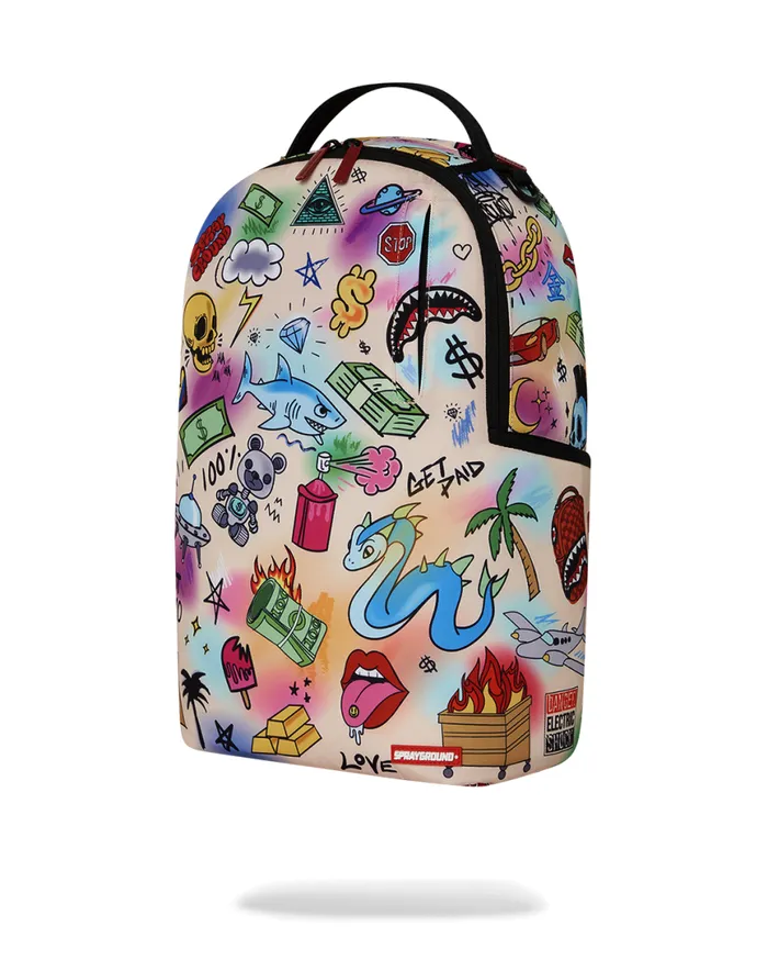 SPRAYGROUND Backpacks DOODLE DAZE BACKPACK 8211 Universal SPRAYGROUND Backpacks DOODLE DAZE BACKPACK 8211 Universal