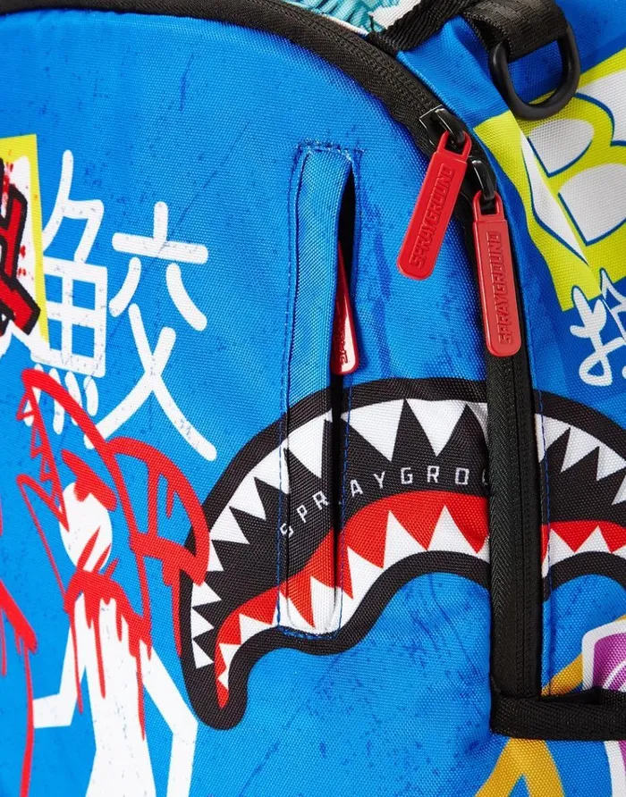 SPRAYGROUND Backpacks JAPANESE STREET SIGN 8211 Universal