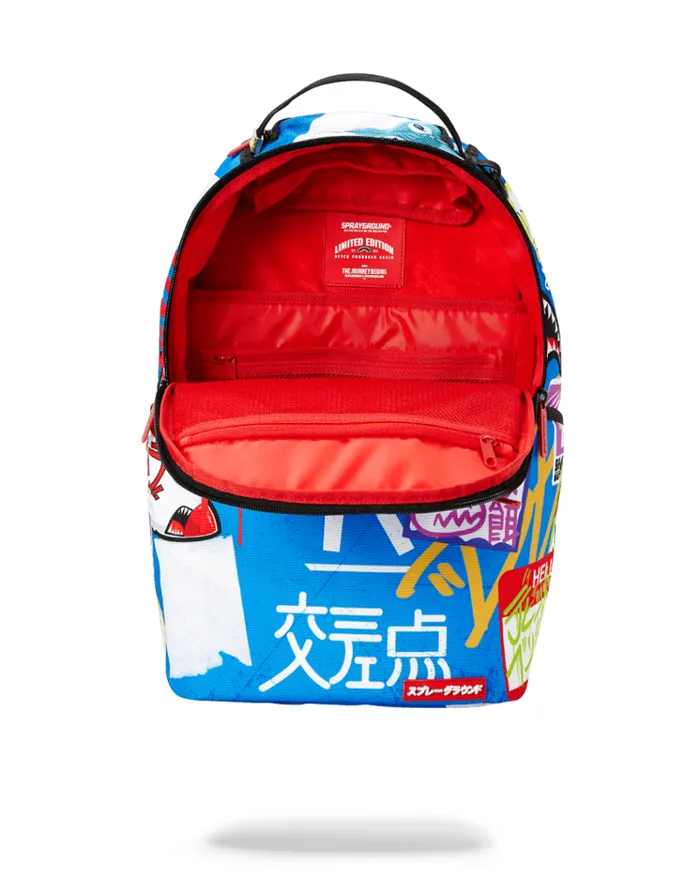 SPRAYGROUND Backpacks JAPANESE STREET SIGN 8211 Universal