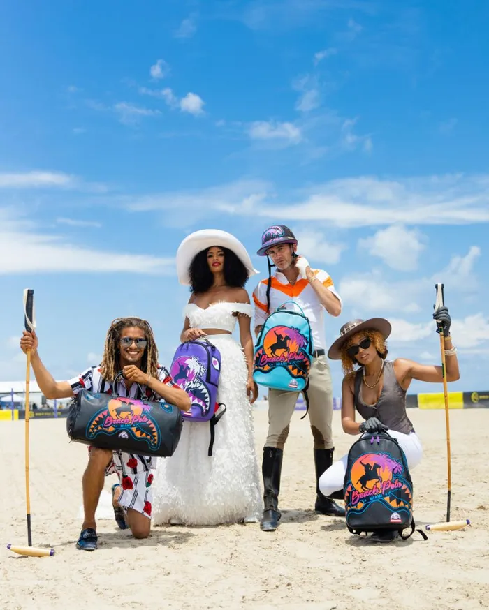 SPRAYGROUND Backpacks MIAMI BEACH POLO COLLAB BACKPACK DLXVSKY 8211 Universal SPRAYGROUND Backpacks MIAMI BEACH POLO COLLAB BACKPACK DLXVSKY 8211 Universal