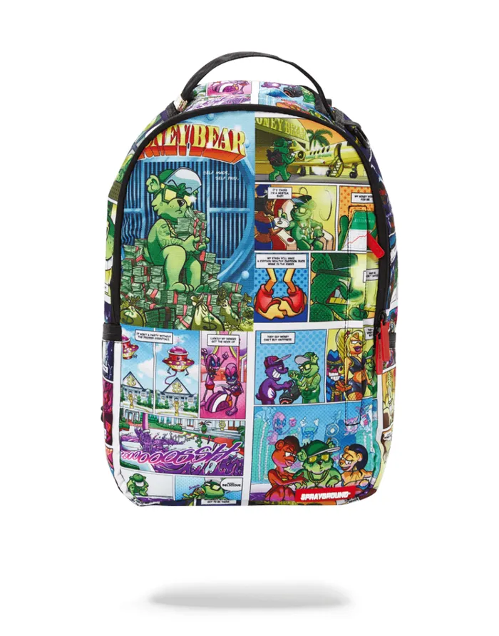 SPRAYGROUND Backpacks MONEY BEAR COMIC 8211 Universal